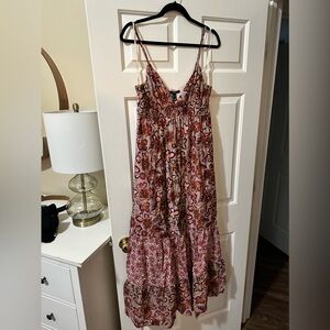 Forever 21 Multicolor Floral Maxi Dress